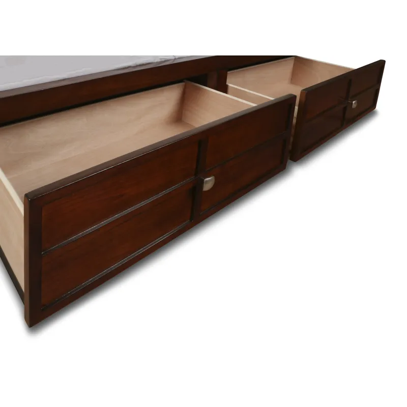 Kensington 5/0-6/6 Q/Ek Stg Rails- Burnished Cherry