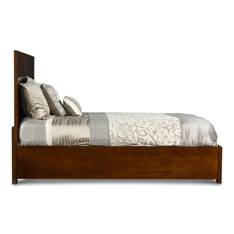 Kensington 3/3 Twin Storage Footboard & Slats- Burnished Che
