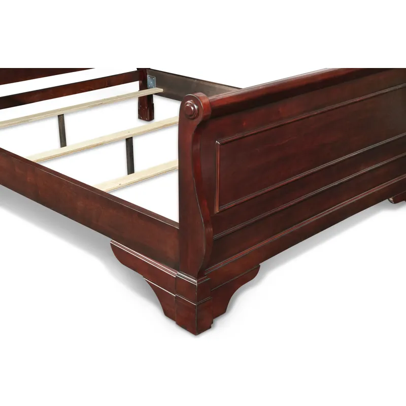 Versailles 6/6-6/0 Ek/Wk Sleigh Headboard- Bordeaux