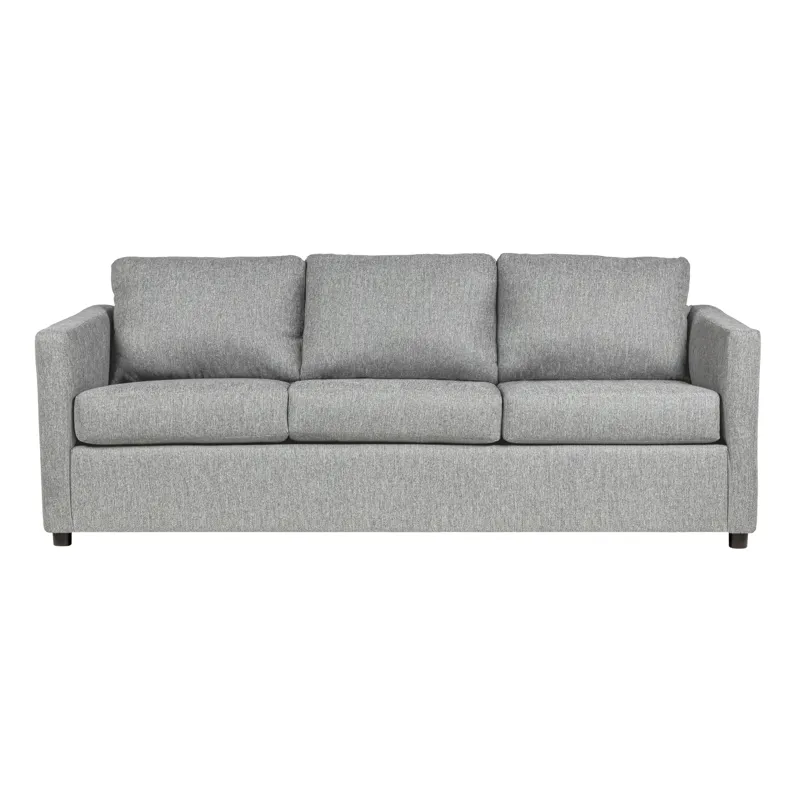 Elio 3 Seater Sofa-Light Gray