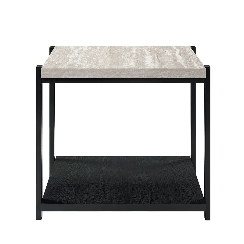 Linea 3 PC Occasional Set 1 Coffee & 2 End Tables-Lt Gray F