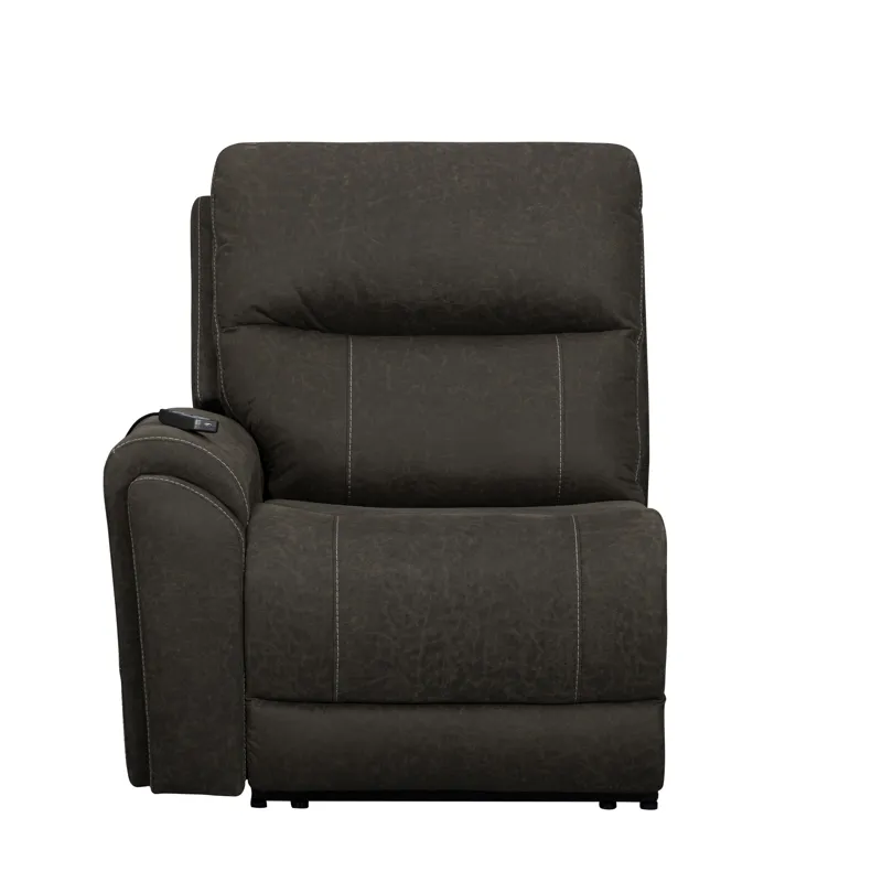 Gaia LAF Recliner W/Power Headrest,footrest, Massage, Heat-Sable