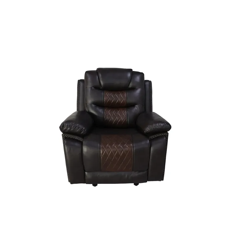 Nikko Glider Recliner W/Power Footrest-Brown