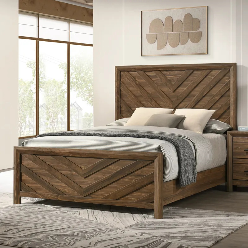 Biscayne Headboard,footboard, & Slats-Sable - King