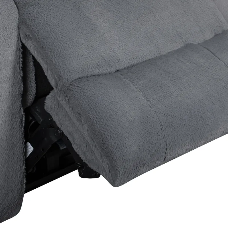 Teddy Recliner W/Power Headrest & Footrest-Gray