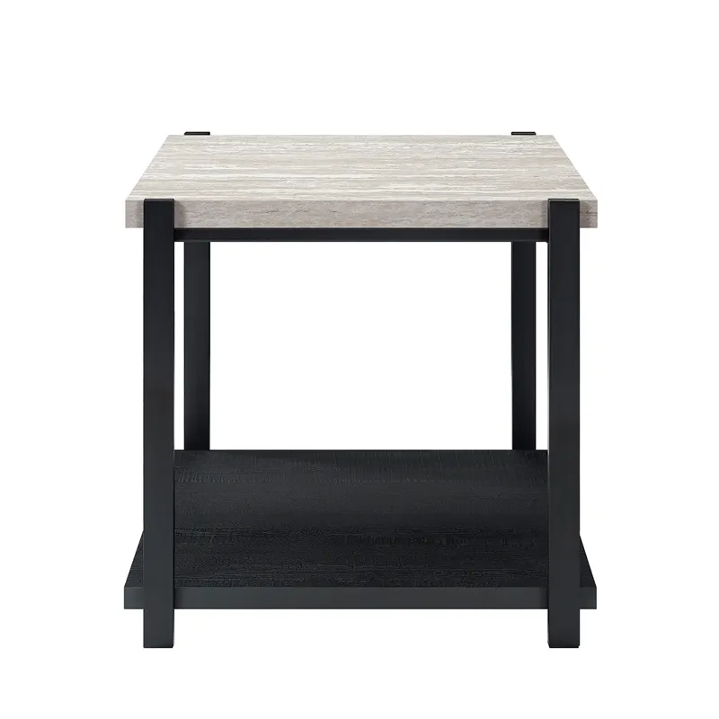 Linea 3 PC Occasional Set 1 Coffee & 2 End Tables-Lt Gray F