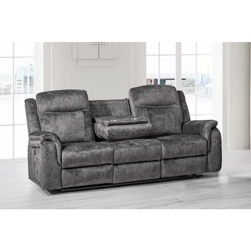 Park City Sofa W/Power Footrest-Slate