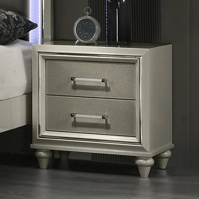 Lumina Nightstand Silver