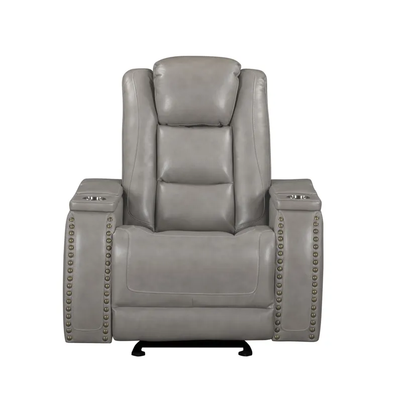 Breckenridge II Glider Recliner-Lt Gray