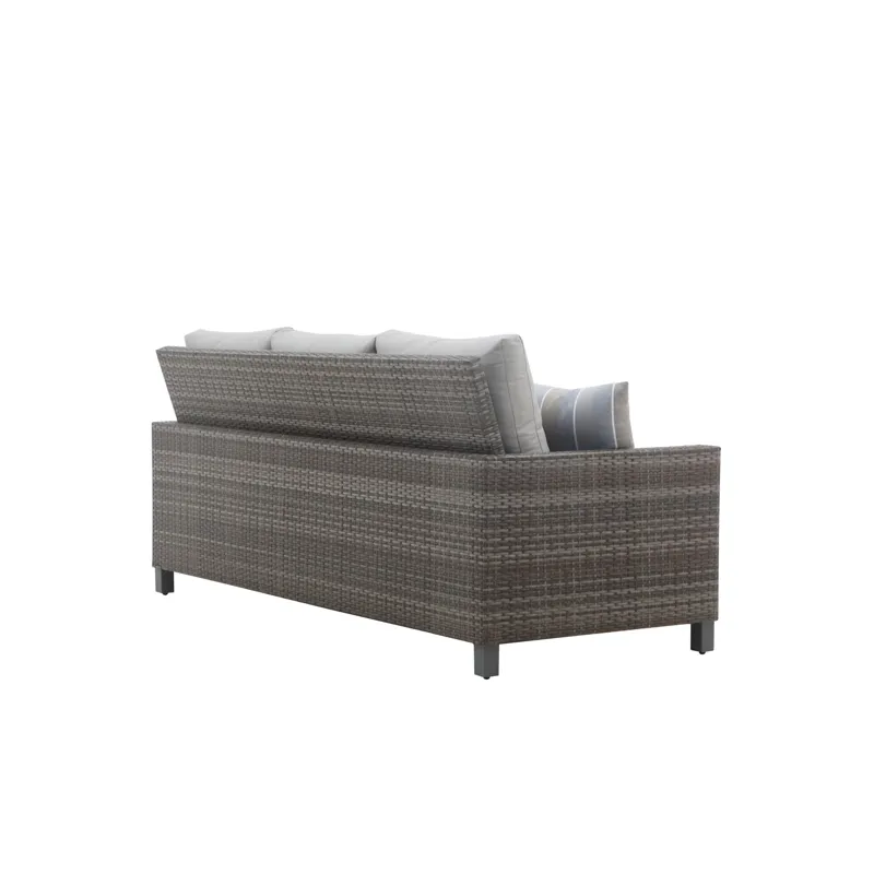 Bungalow Patio Sofa W/2 Accent Pillows