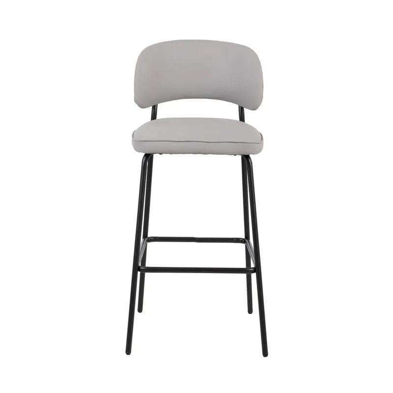 Blythe Ivory Vegan Leather Bar Chair(2 Per Carton)