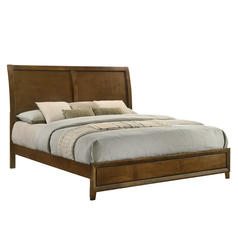 Ballard Headboard, Footboard & Slat Kit-Walnut - King/California King