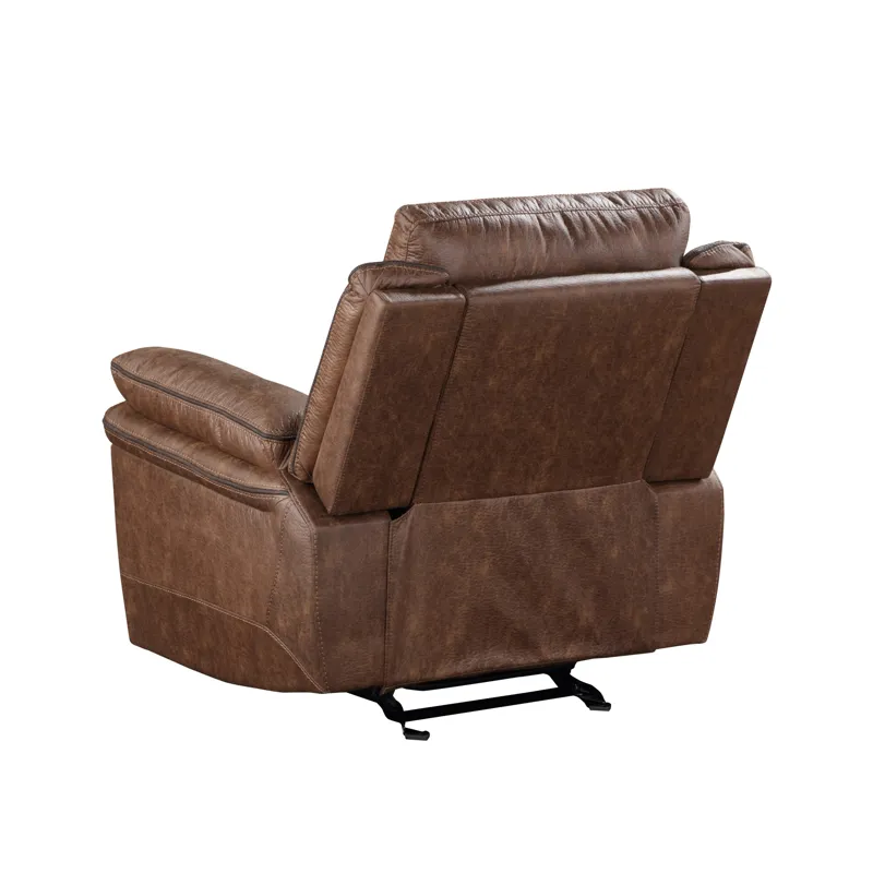 Ryland Glider Recliner W/Power Footrest Brown