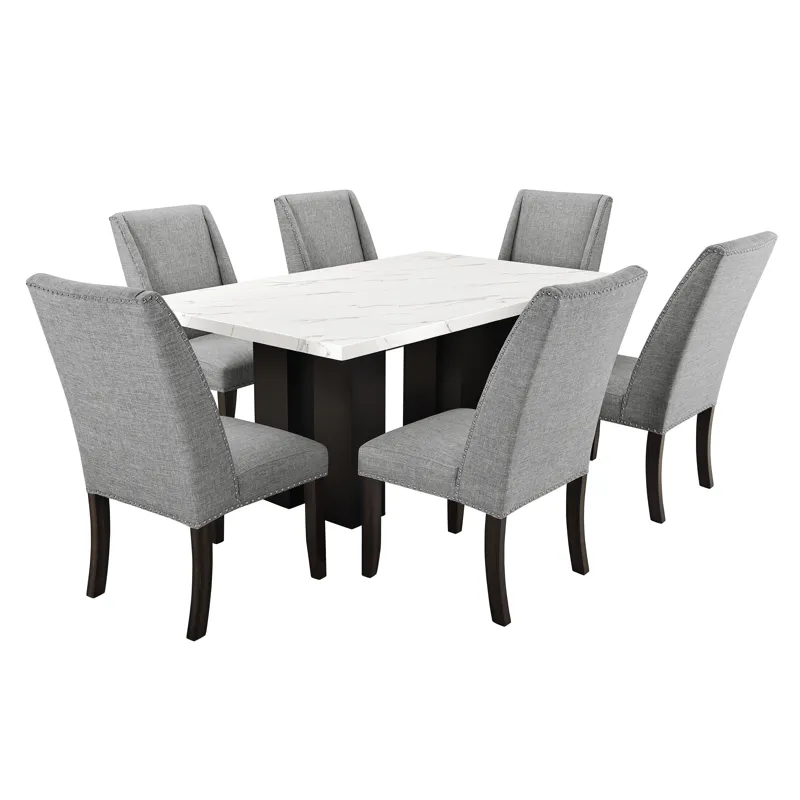 Faust Adjustable Table Base-Espresso