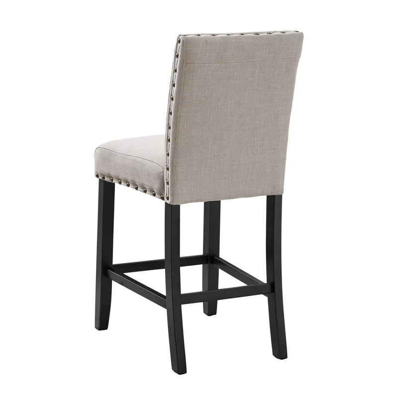 Crispin Natural Beige Counter Chair- (2/Ctn)