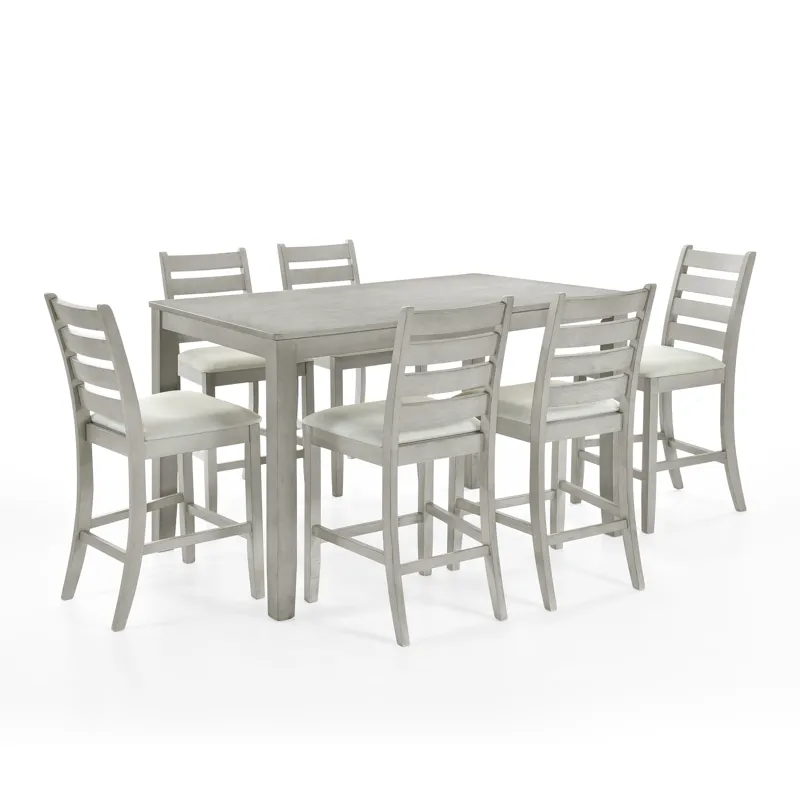 Pascal Counter Dining Table-Driftwood