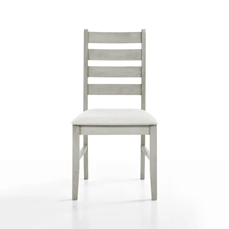 Pascal Ladderback Dining Chair (2 Per Carton)-Driftwood