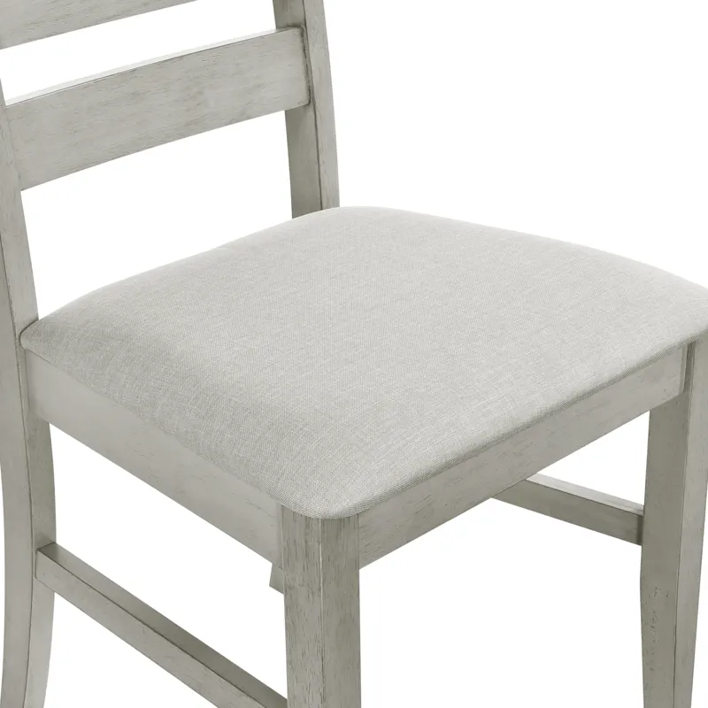 Pascal Ladderback Dining Chair (2 Per Carton)-Driftwood
