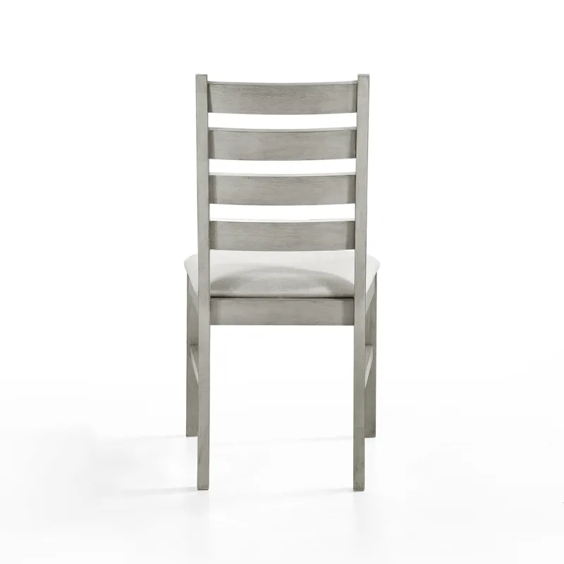 Pascal Ladderback Dining Chair (2 Per Carton)-Driftwood