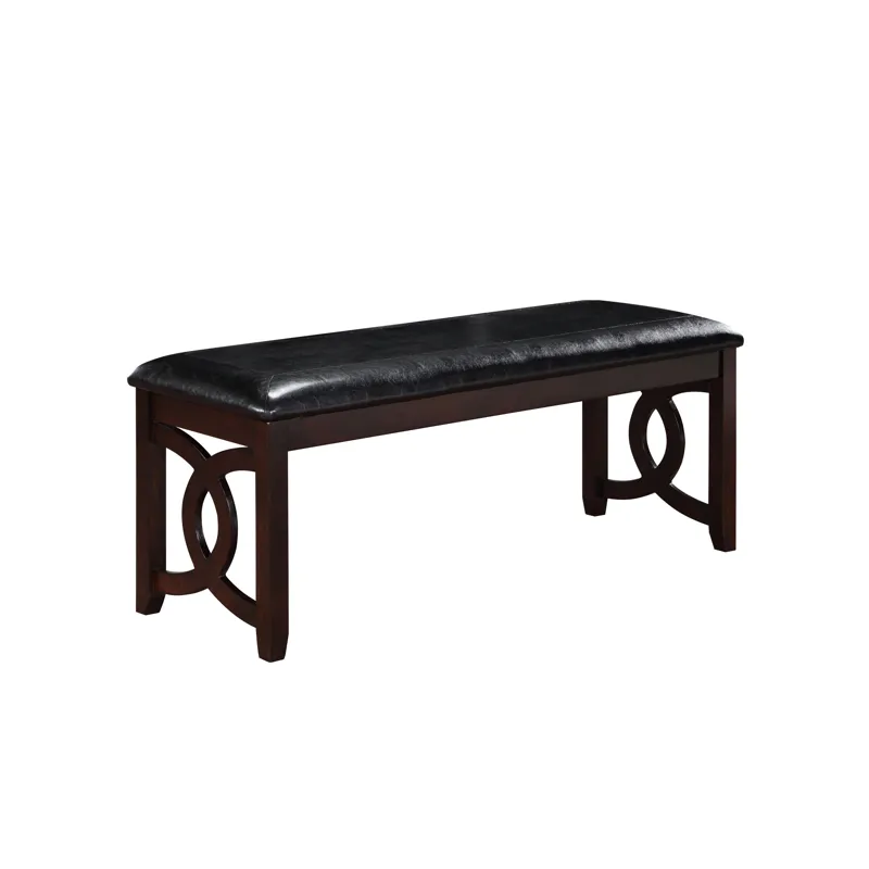 Gia 46" Bench-Ebony