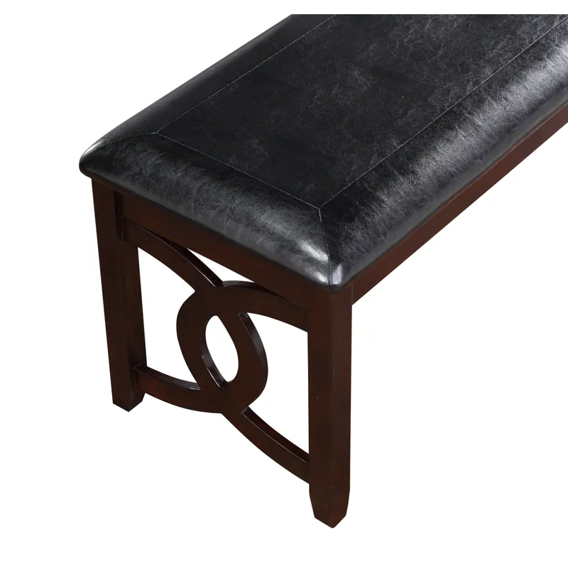 Gia 46" Bench-Ebony