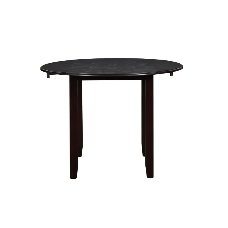 Gia 42" Dining  Drop Leaf Table W/2 Chairs-Ebony