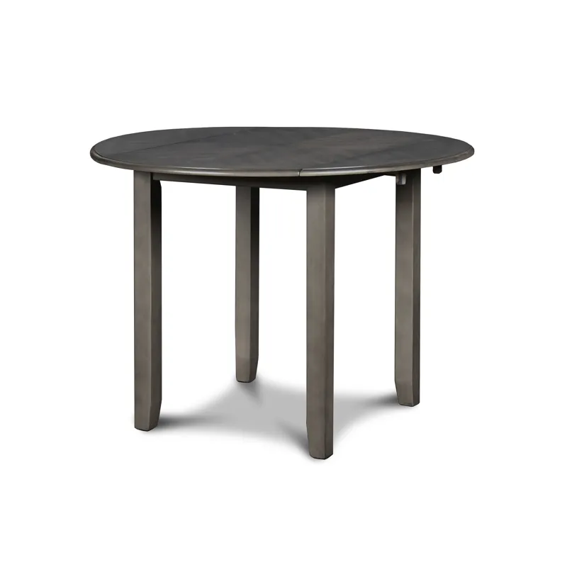 Gia 42" Dining  Drop Leaf Table W/2 Chairs-Gray