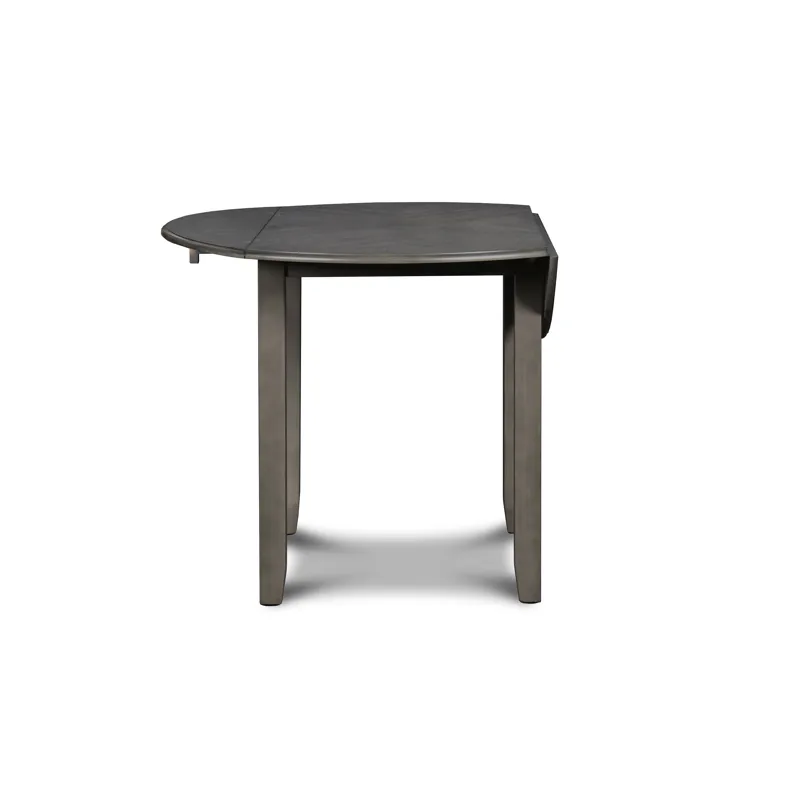 Gia 42" Dining  Drop Leaf Table W/2 Chairs-Gray