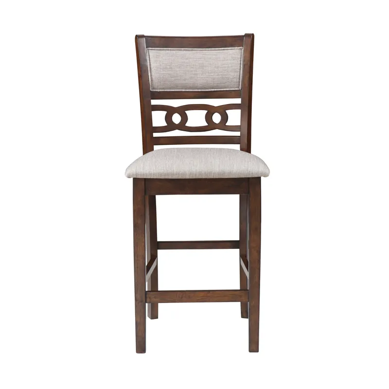 Gia 42" Counter  Drop Leaf Table W/2 Chairs-Cherry