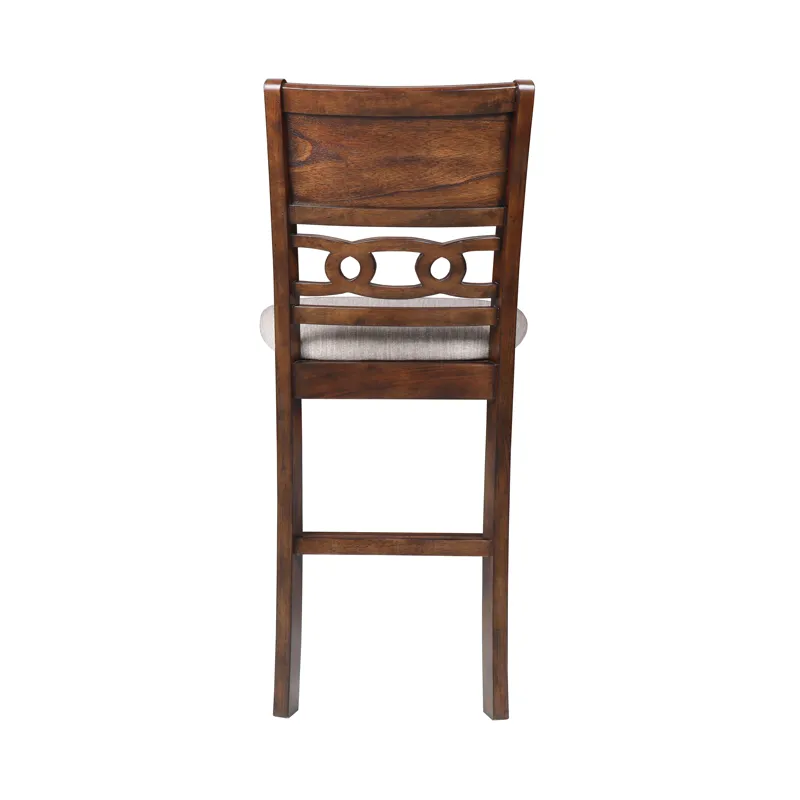 Gia 42" Counter  Drop Leaf Table W/2 Chairs-Cherry