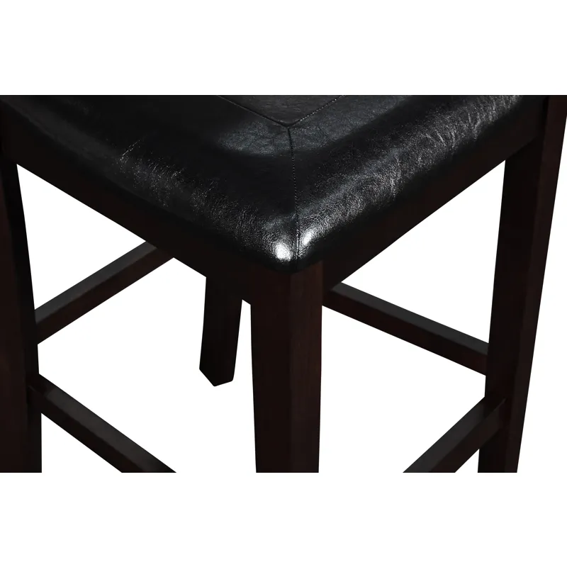 Gia Round Counter Dining 5 Pc Set-Ebony