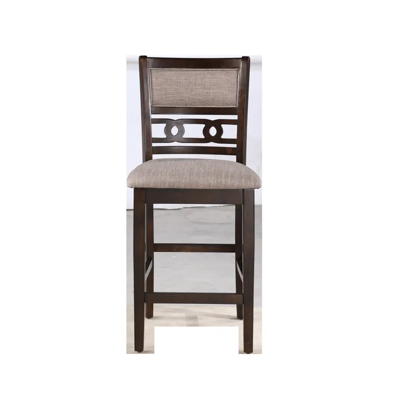 Gia 5Pc 42" Square Counter Table & 4 Chairs-Cherry