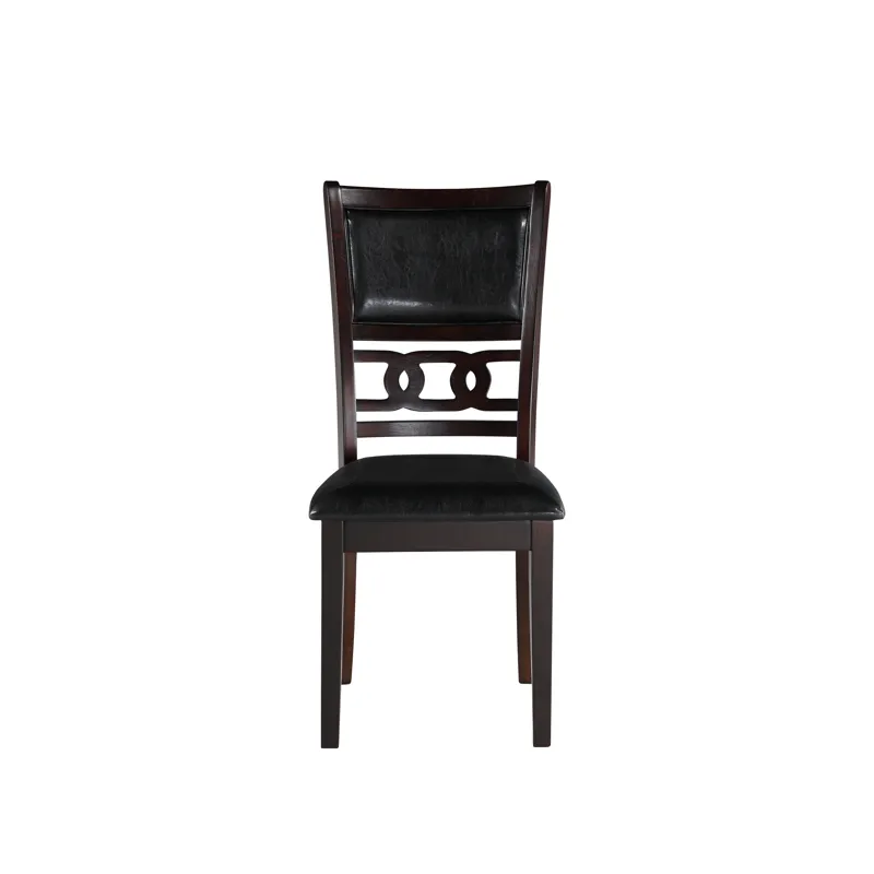Gia 5Pc 48" Rect. Dining Table & 4 Chairs-Ebony