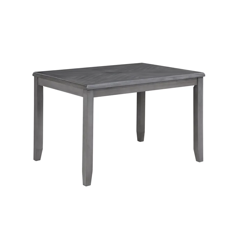 Gia 5Pc 48" Rect. Dining Table & 4 Chairs-Gray
