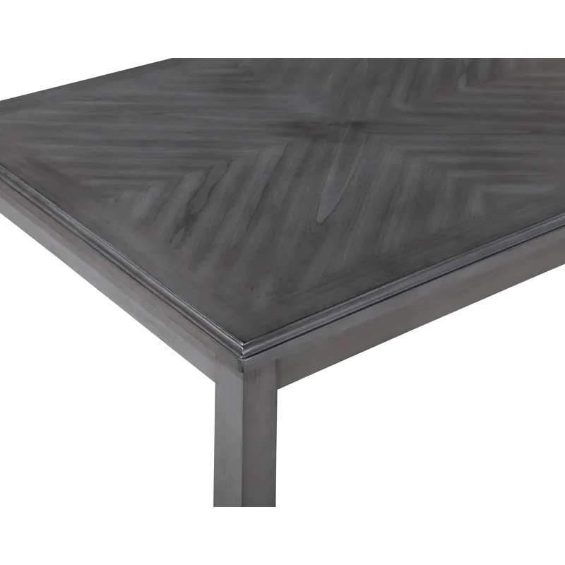 Gia 5Pc 48" Rect. Dining Table & 4 Chairs-Gray