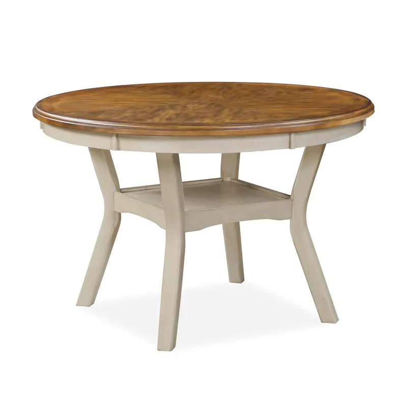 Mitchell 5 Pc Dining Set-Two Tone Bisque/Brown