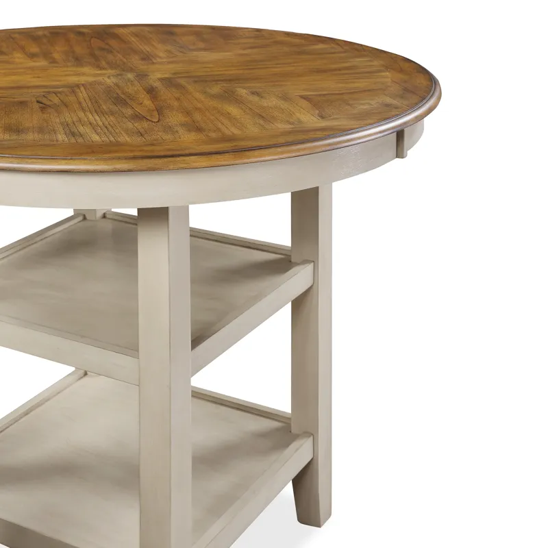 Mitchell 5 PC Counter Set Two Tone Bisque/Brown