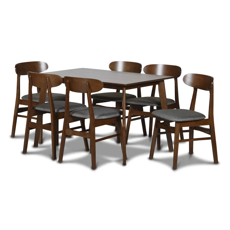 Morocco Dining Chair W/Dark Gray Seat Cushion