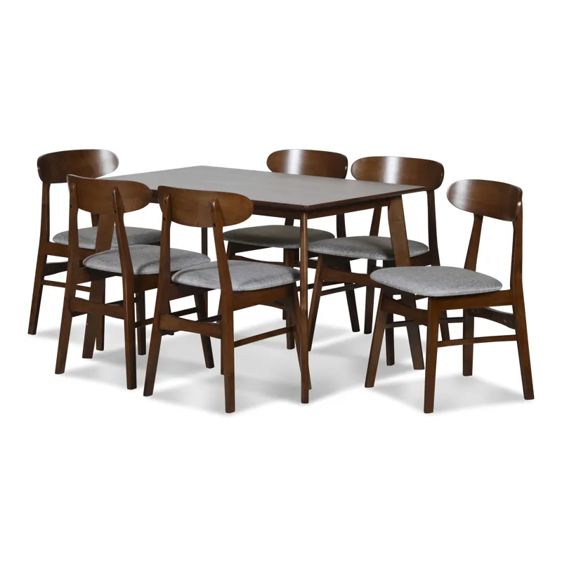 Morocco Dining Chair W/Light Gray Seat Cushion