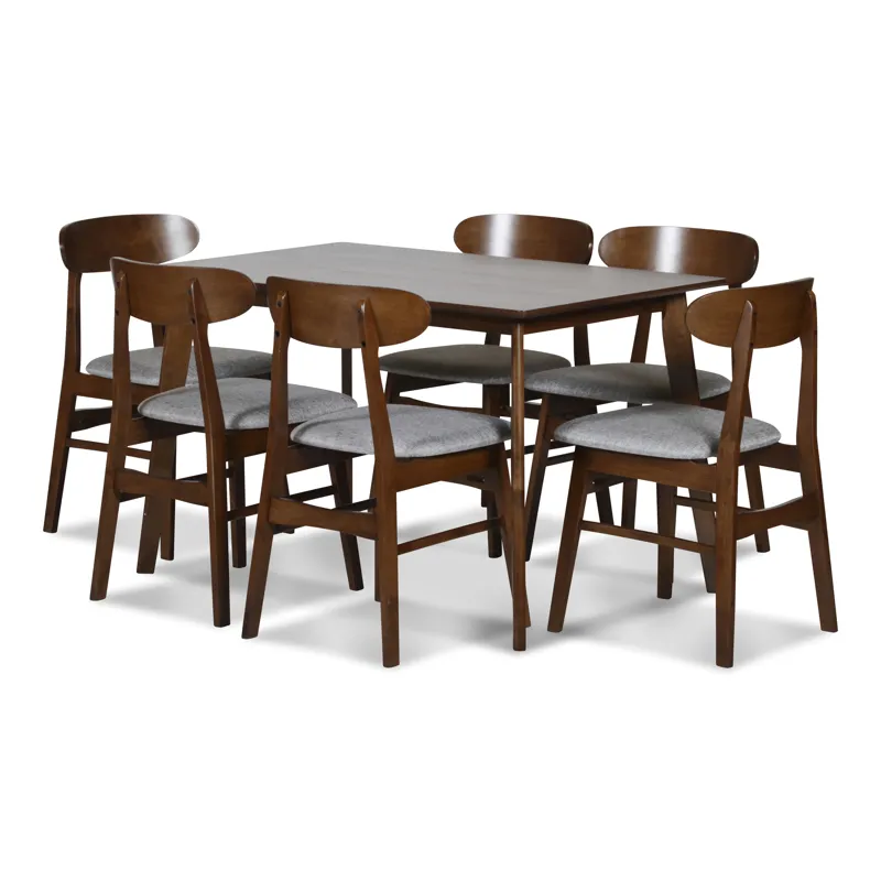Morocco Dining Chair W/Light Gray Seat Cushion