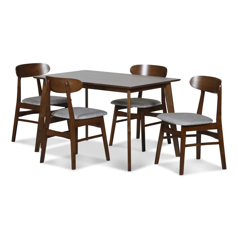 Morocco Dining Chair W/Light Gray Seat Cushion