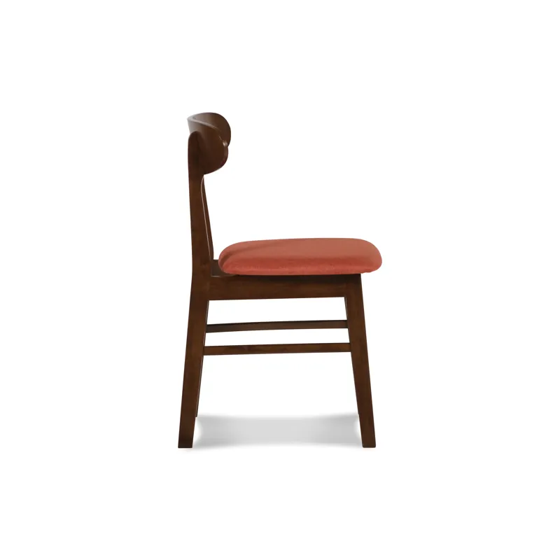 Morocco Dining Chair W/Orange Seat Cushion