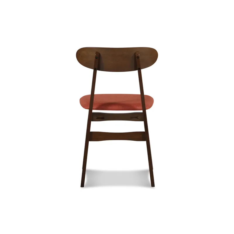 Morocco Dining Chair W/Orange Seat Cushion