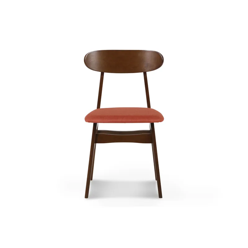 Morocco Dining Chair W/Orange Seat Cushion