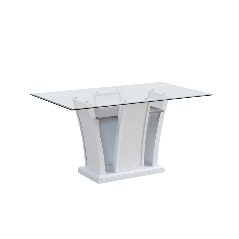 Platina Glass Top For Dining Or Counter Table (1 Of 2)
