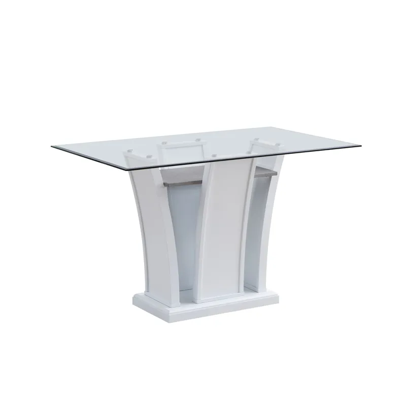 Platina Glass Top For Dining Or Counter Table (1 Of 2)