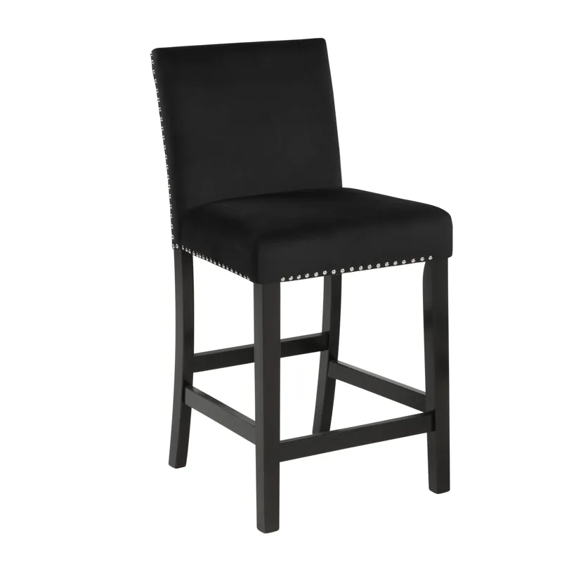 Celeste Counter Height Chair-Black (2 Per Carton)
