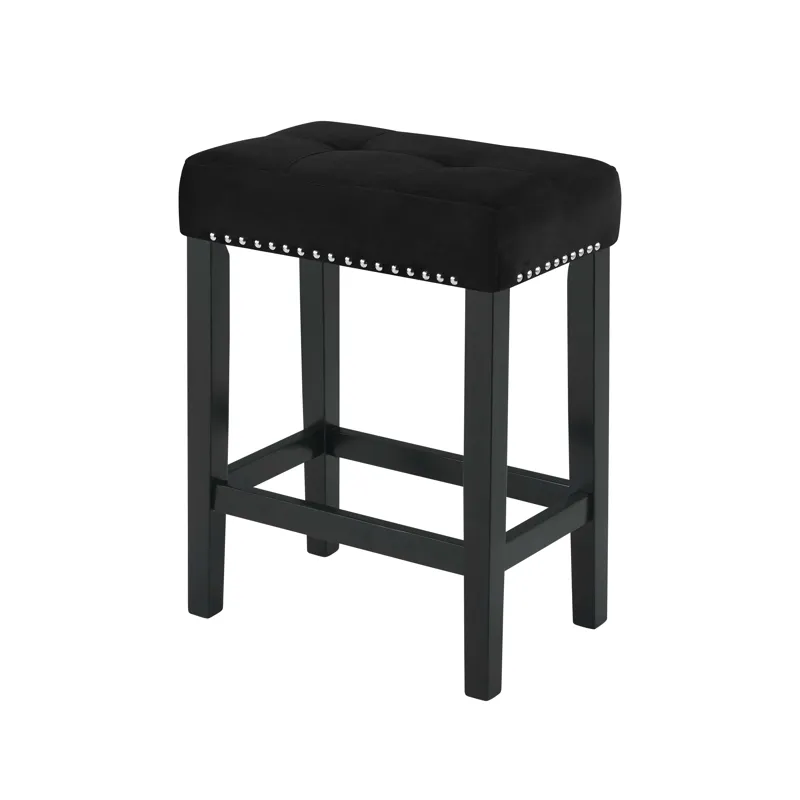 Celeste Theater Bar Table W/ 3 Stools-Black