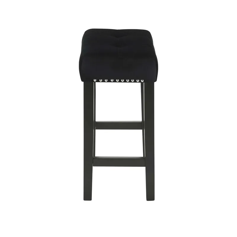 Celeste Theater Bar Table W/ 3 Stools-Black