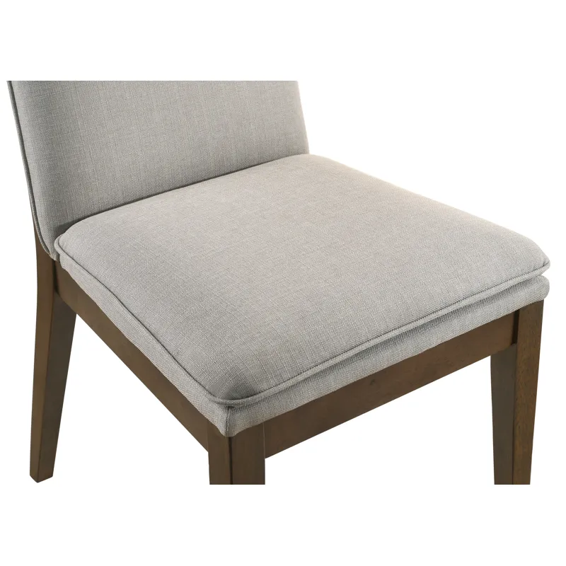 Maggie Dining Chair W/Natural Cushion-Walnut